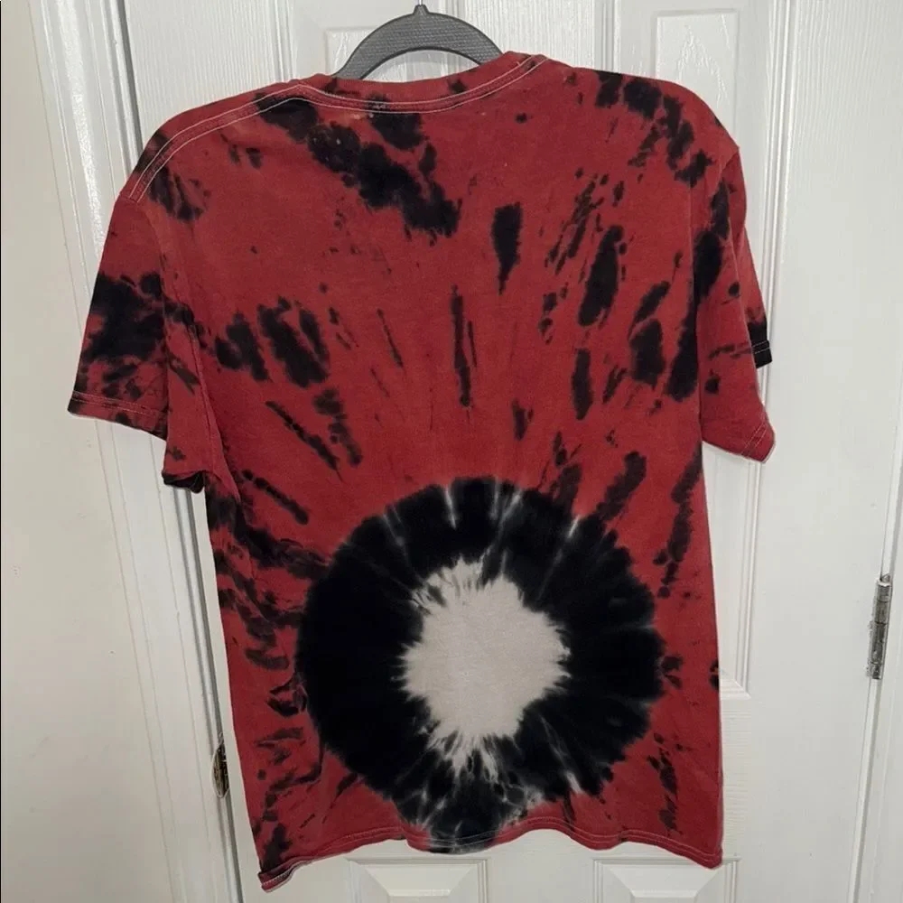 Goosebumps Red and Black Tie-Dye T-Shirt - Picture 6 of 8